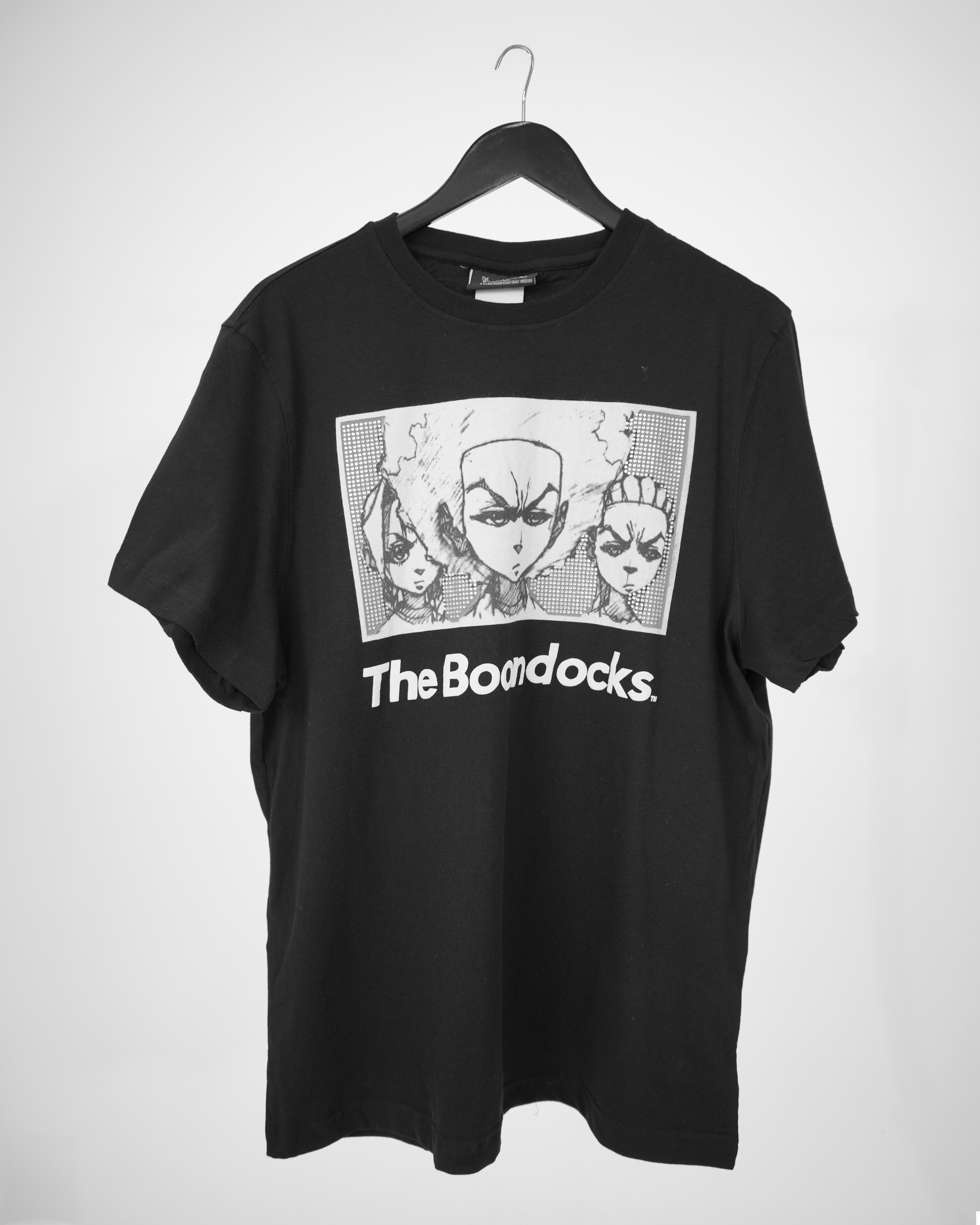 The Boondocks Spoken Truth Black Embellished Tee