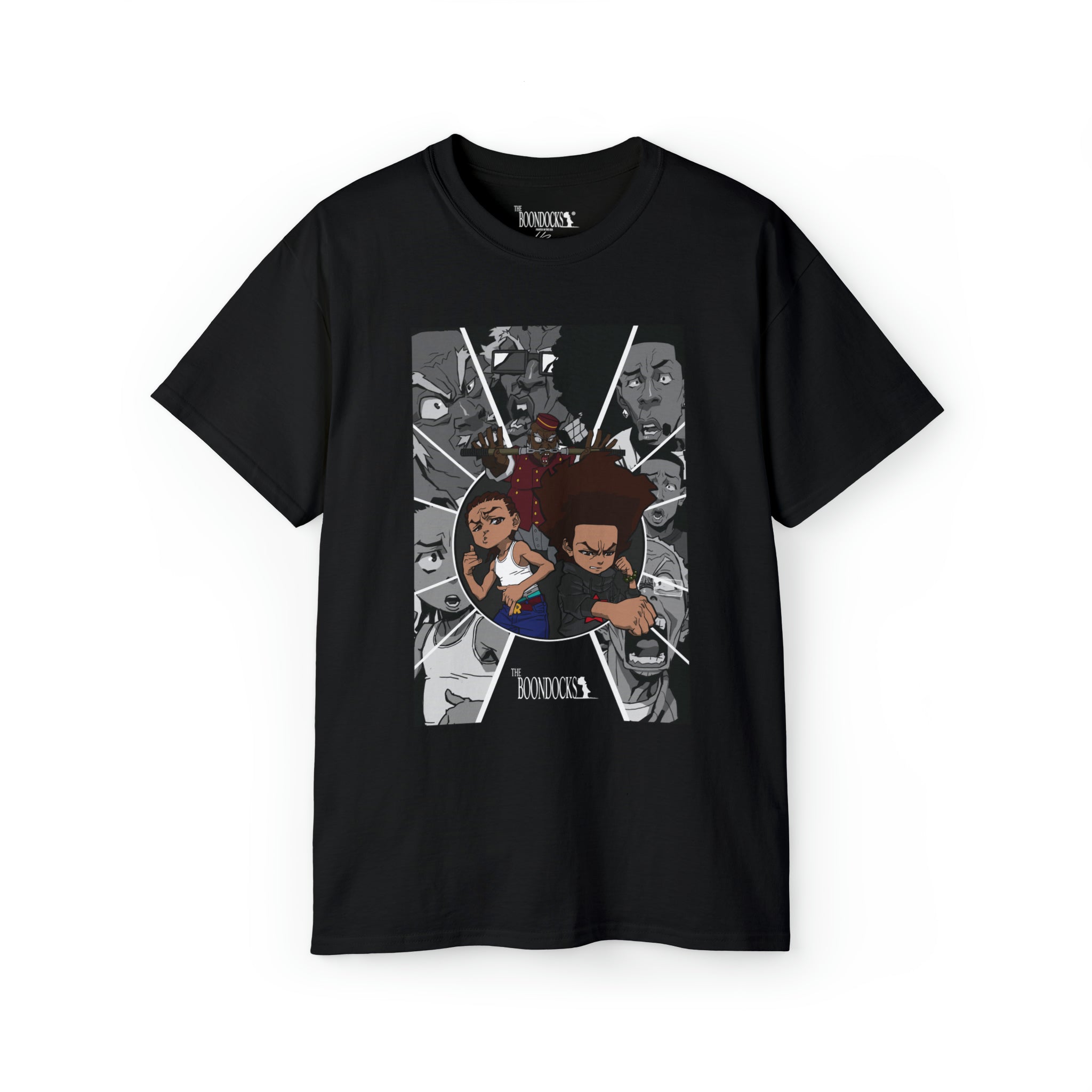 The Boondocks - Action Ready Black Eco-T-Shirt