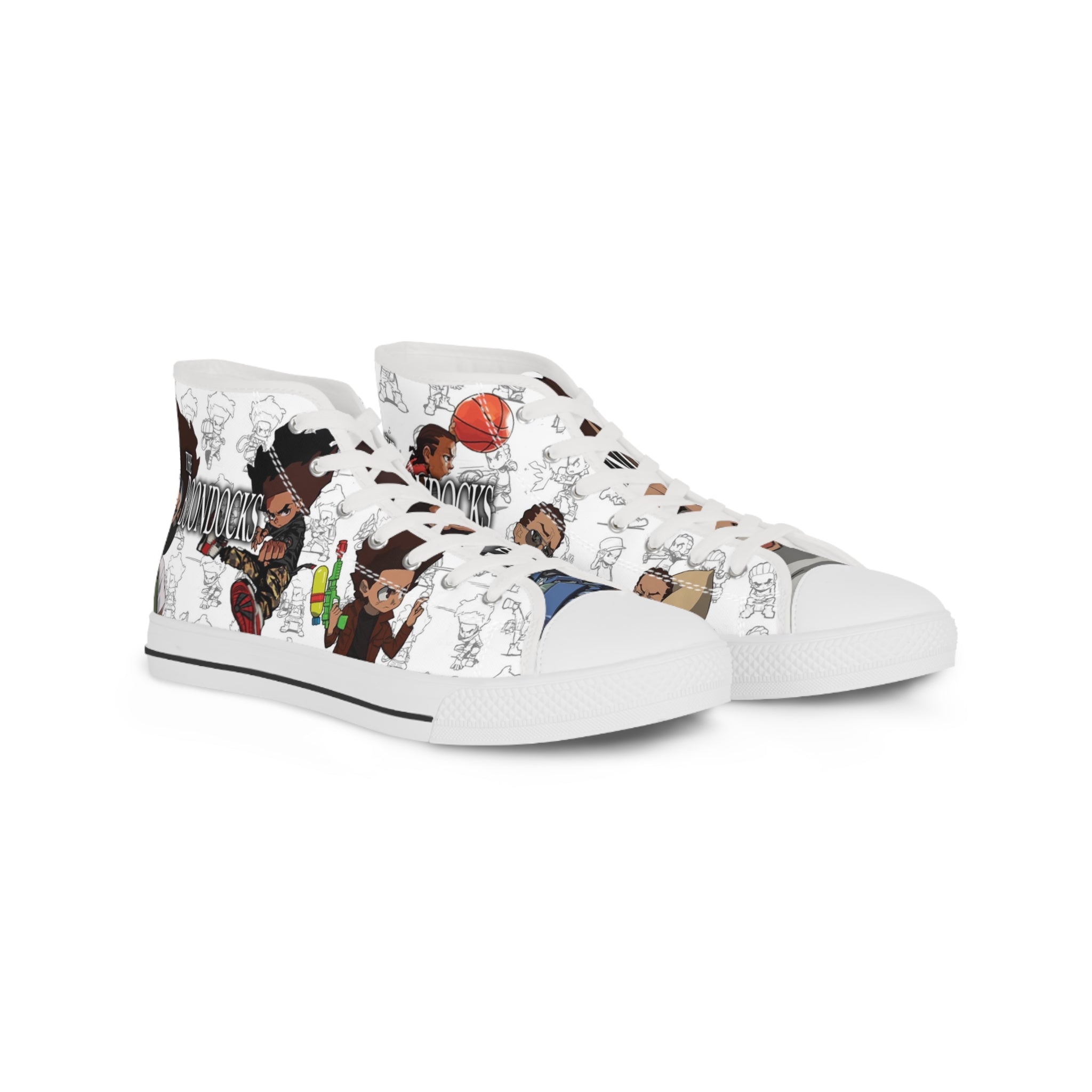 The Boondocks Huey Vs Riley Zapatillas altas para hombre