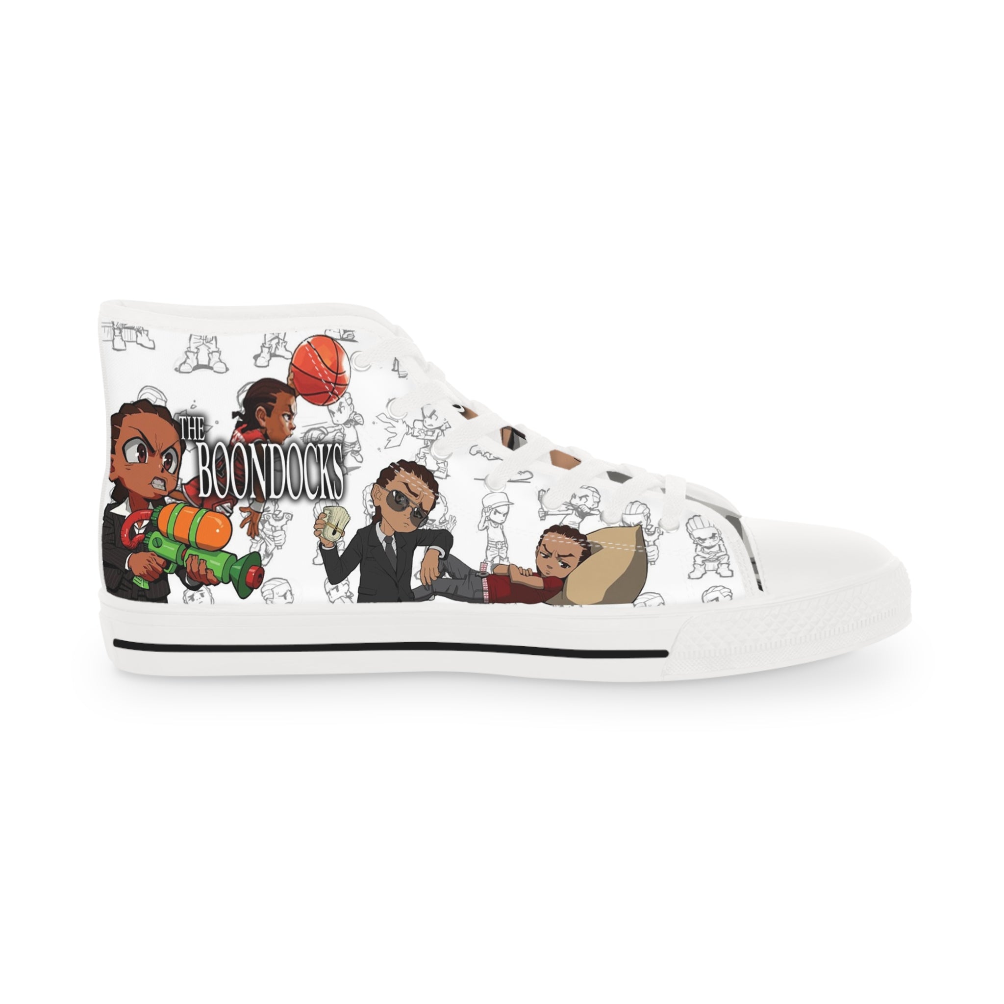 The Boondocks Huey Vs Riley Zapatillas altas para hombre