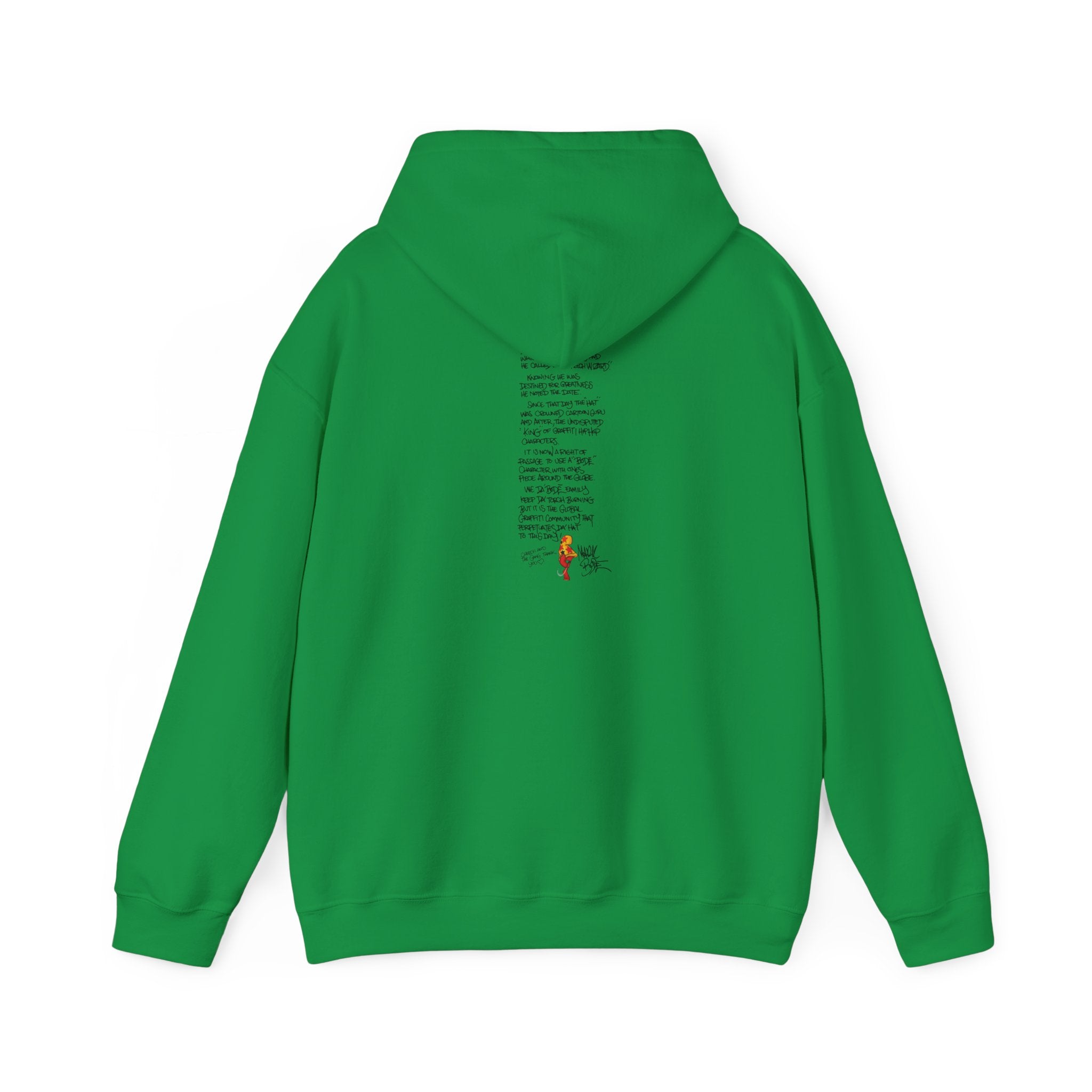 Bode Classic Da'Lizard Sudadera con capucha de doble cara de edición limitada verde