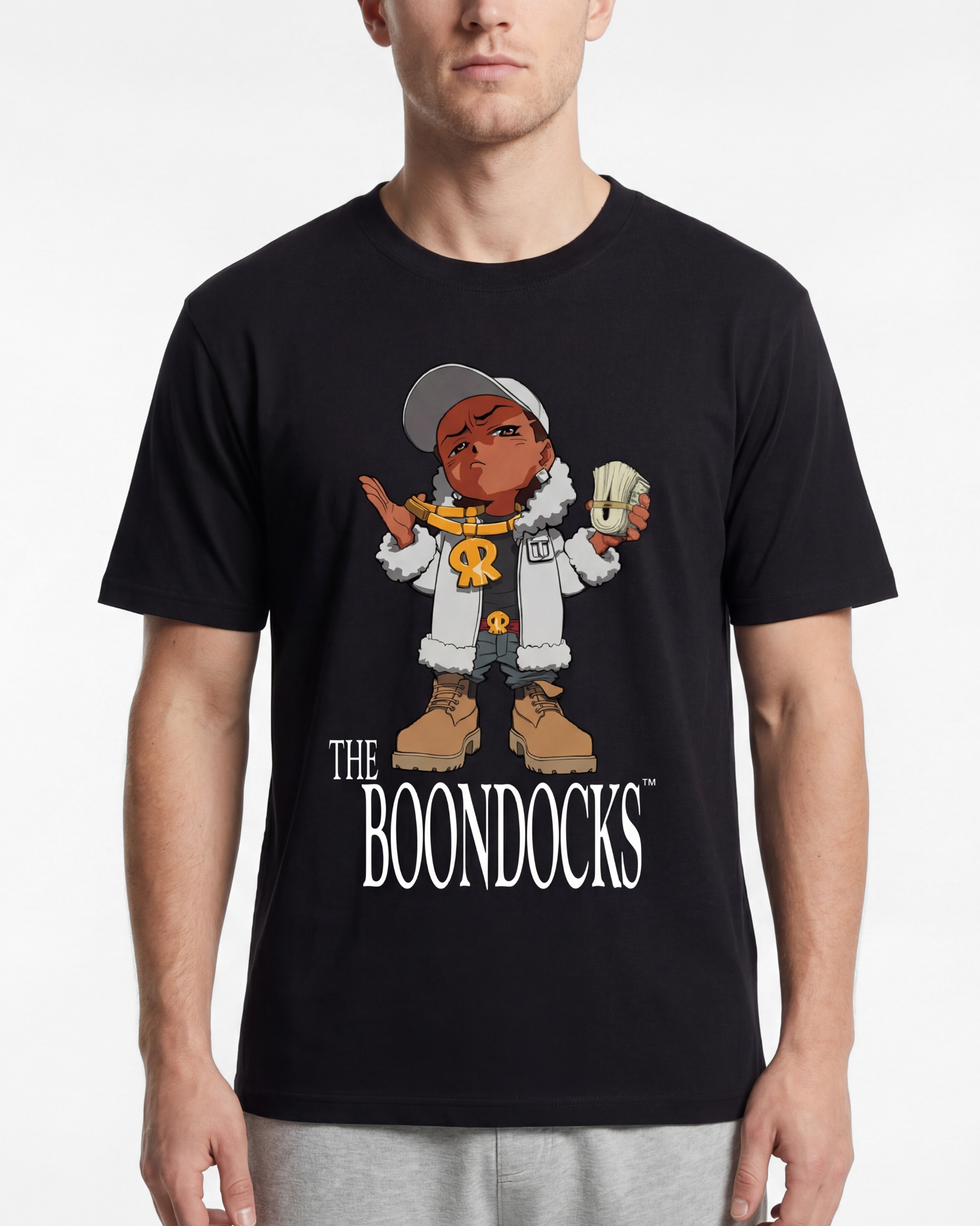 The Boondocks Riley Cash Don’t Lie Black Cotton Tee