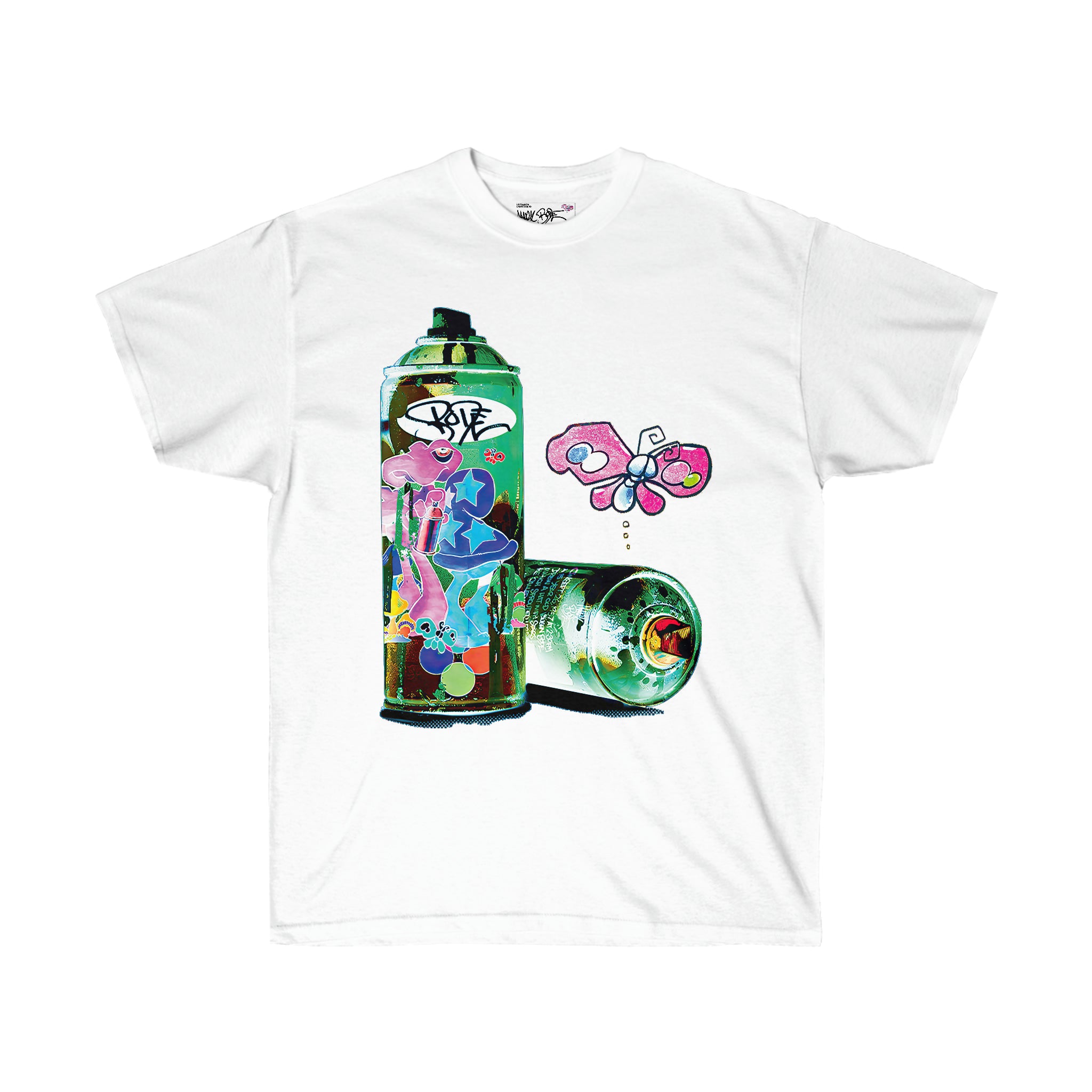 Bode Tour Spray Can Limited Edition Tee White