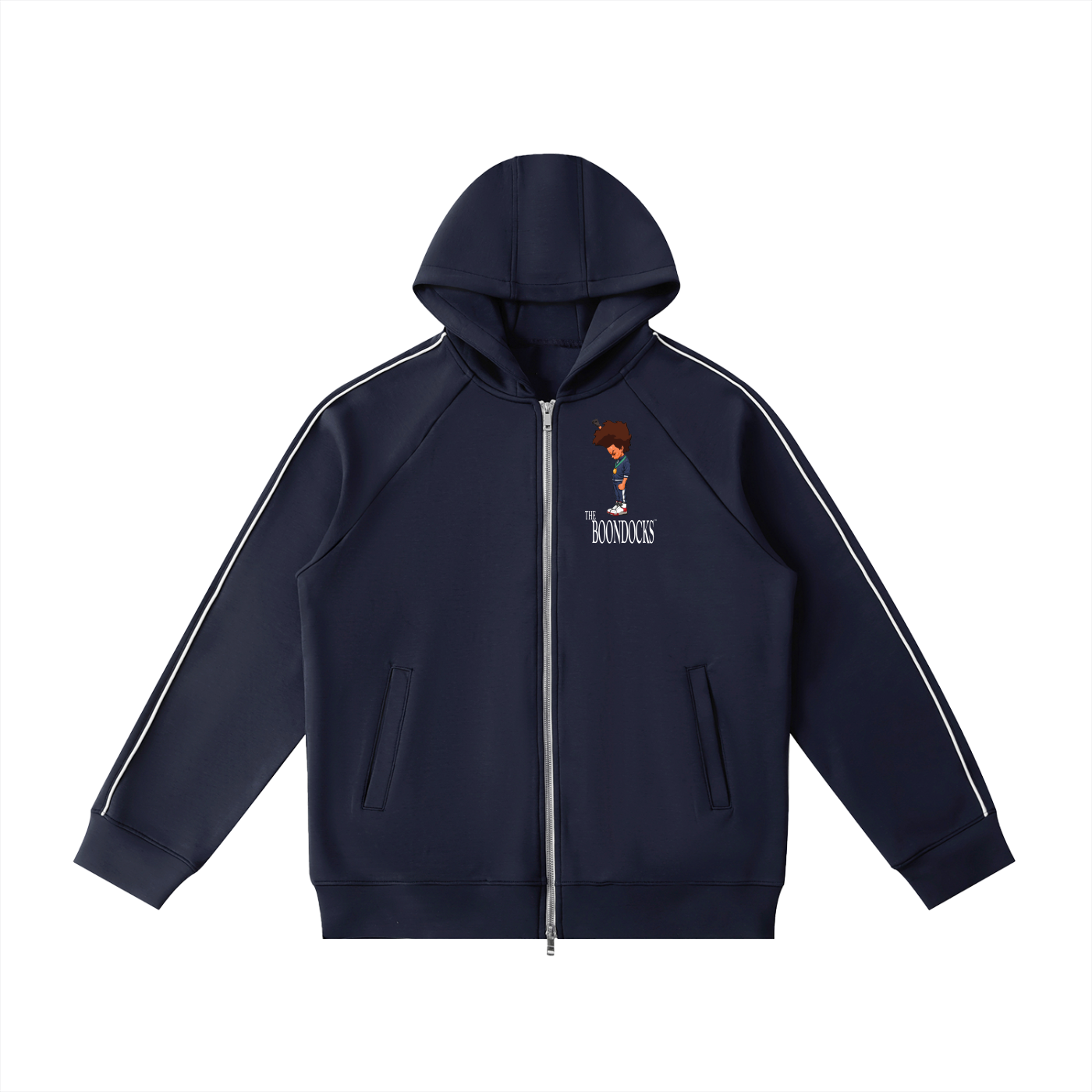 The Boondocks Huey Fist Stand Zipper Hoodie