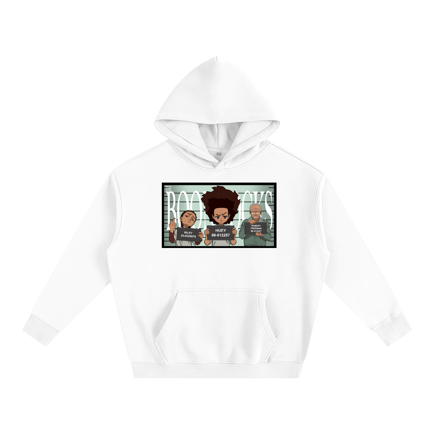 The Boondocks Woodcrest Public Enemies Mugshot Hoodie