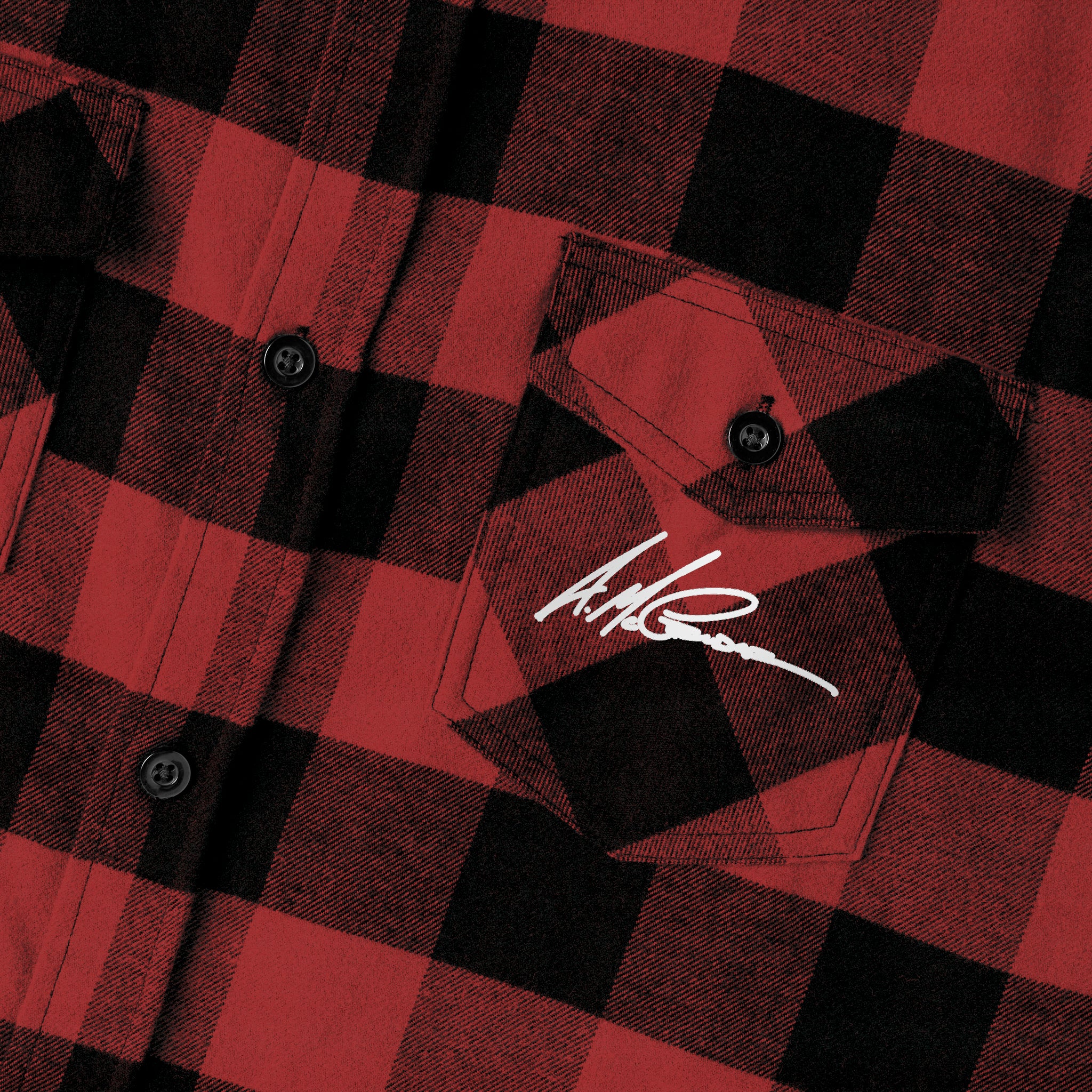 The Boondocks Freeman Brothers Wanted Red / Black Flannel Shirt