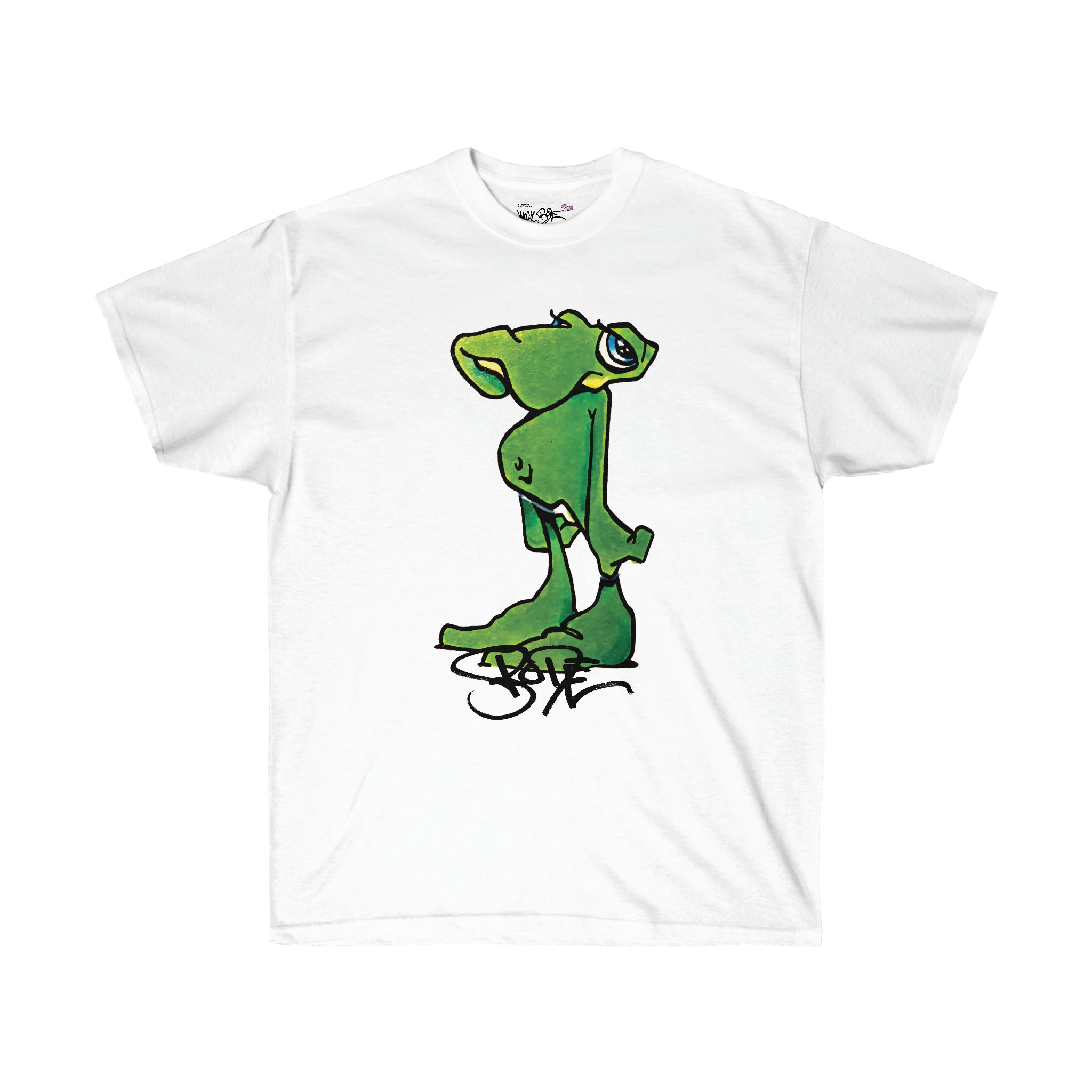 Bode Classic Da'Lizard Limited Edition Tee White