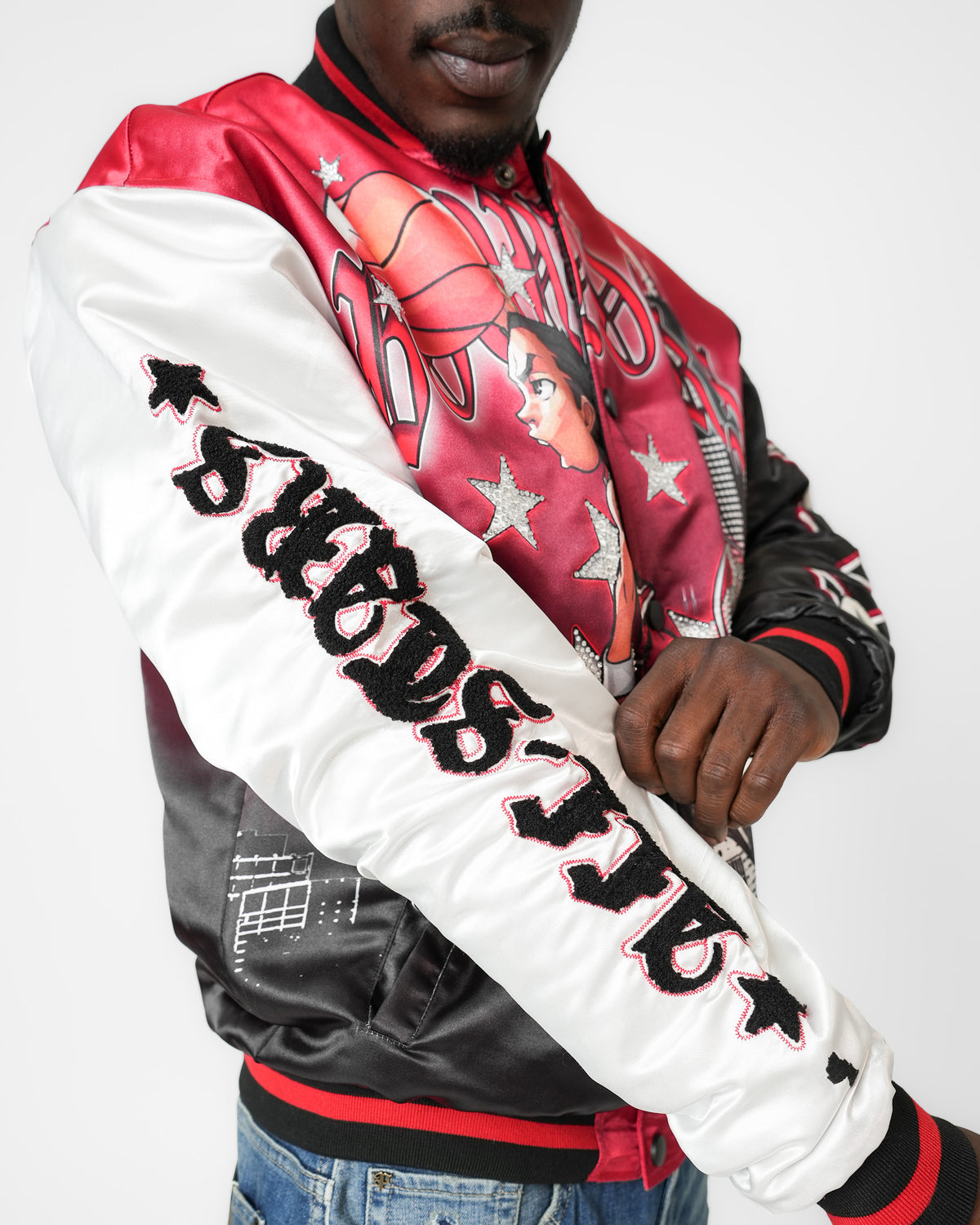 The Boondocks Riley “No Easy Buckets” Varsity Jacket