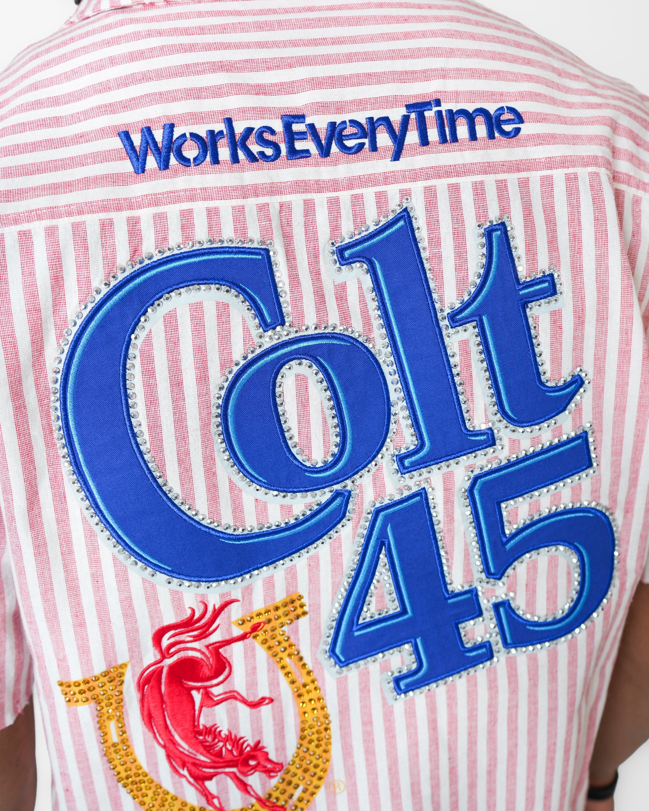 Colt 45 Classic Pink Mechanic Shirt
