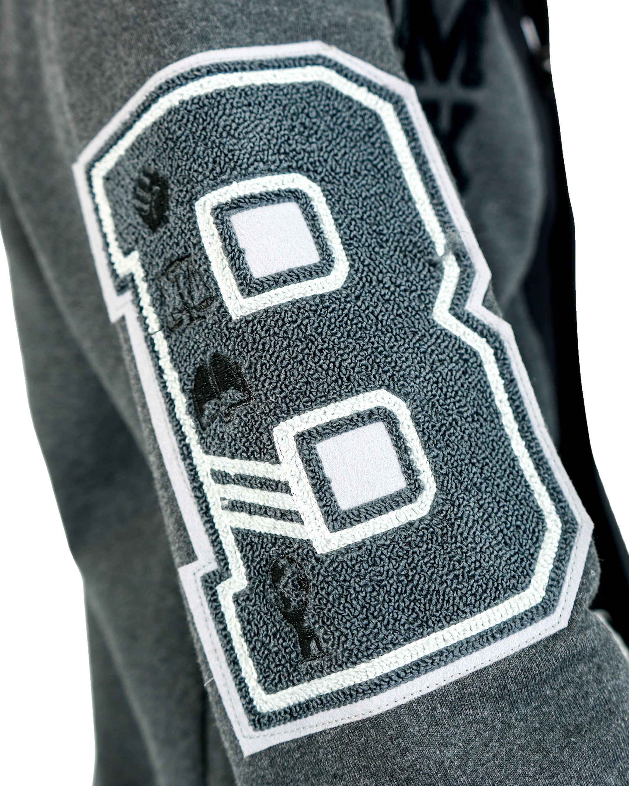 The Boondocks Huey Football Knit Black Cardigan