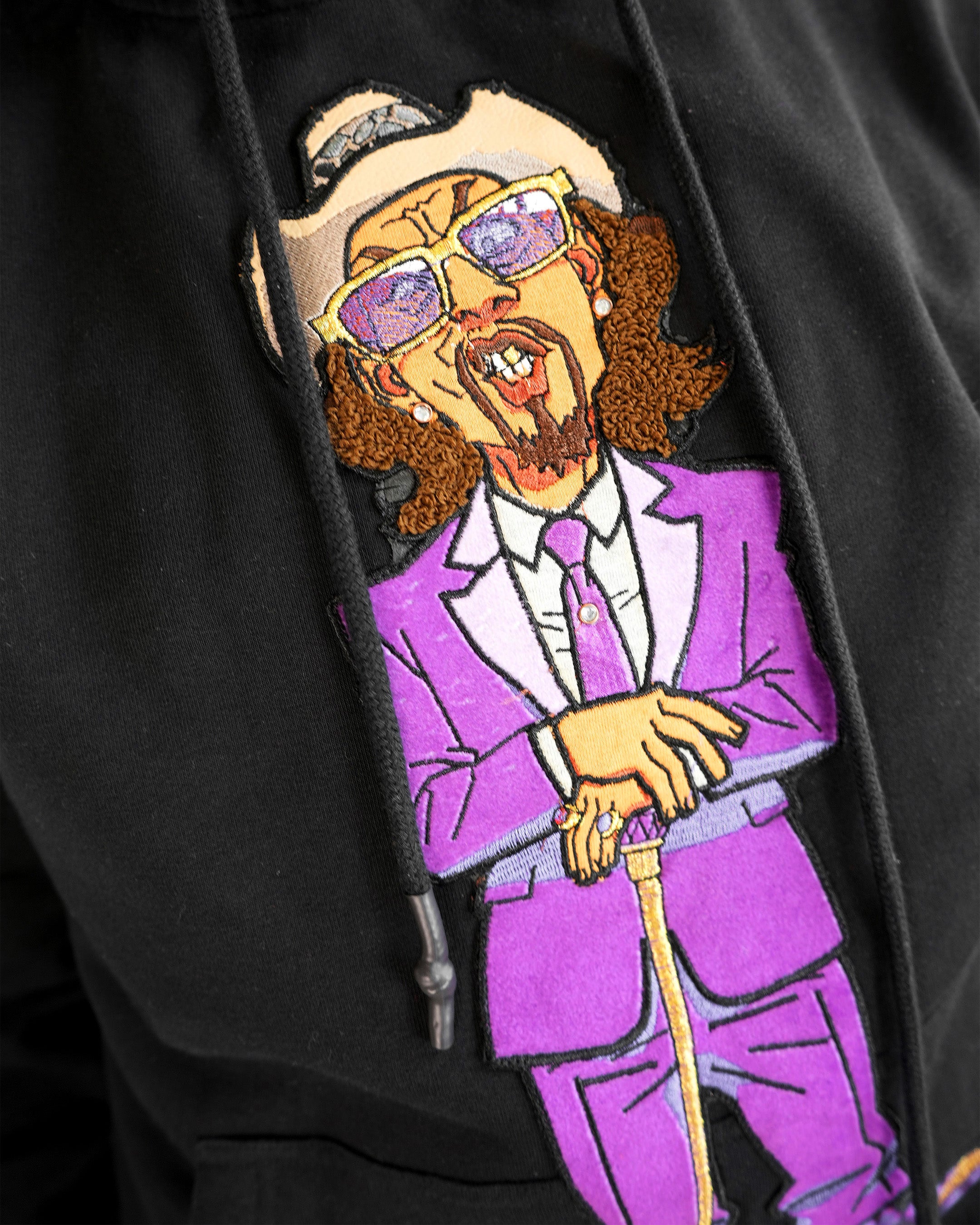The Boondocks - A Pimp Named Slickback Black Hoodie
