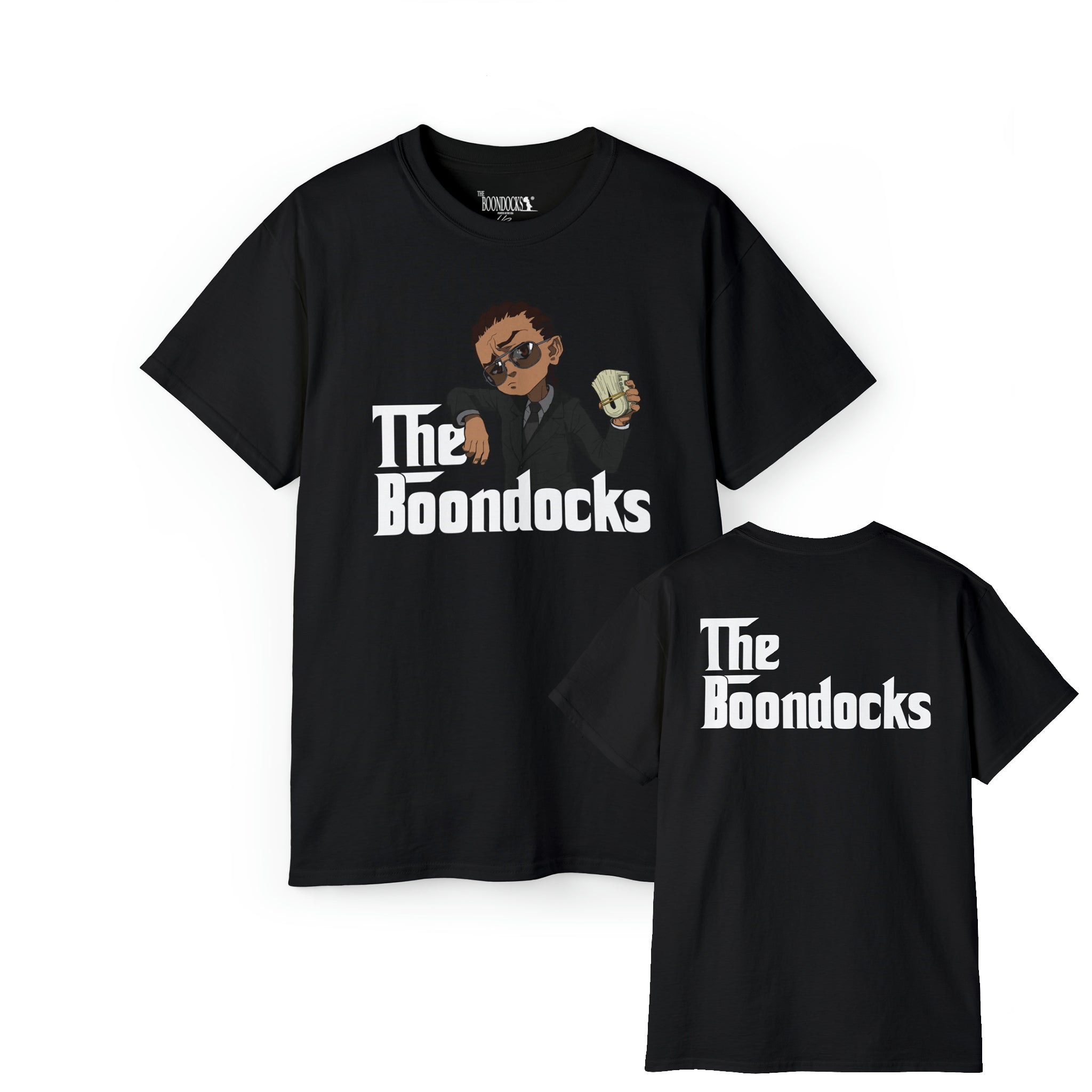 The Boondocks - Riley God Father Black Eco-T-Shirt