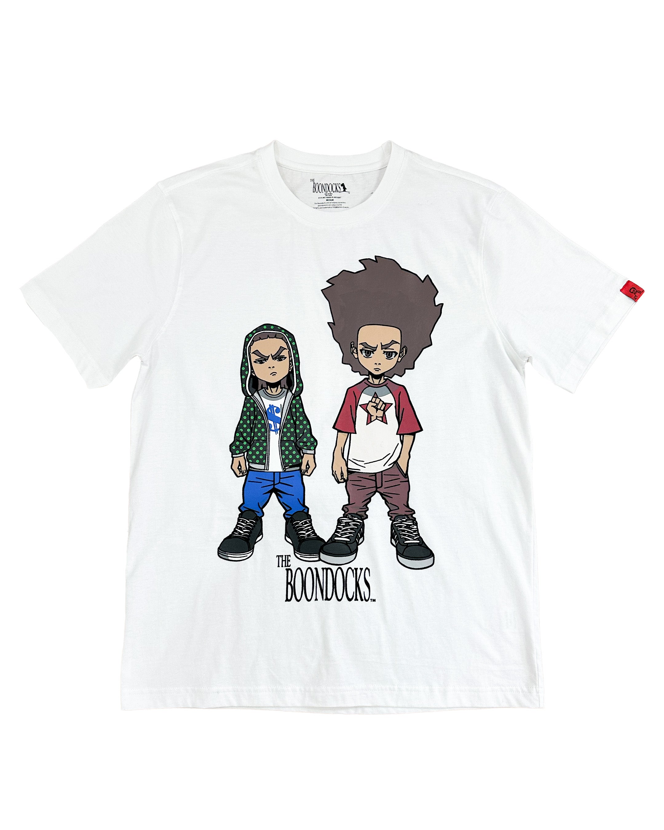 The Boondocks - Huey & Riley Hustlers White T-Shirt