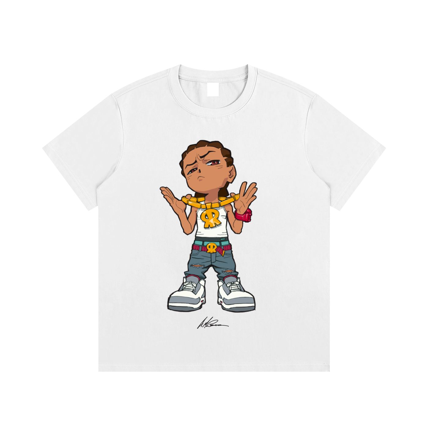 The Boondocks Riley Freeman Big Flex T-Shirt