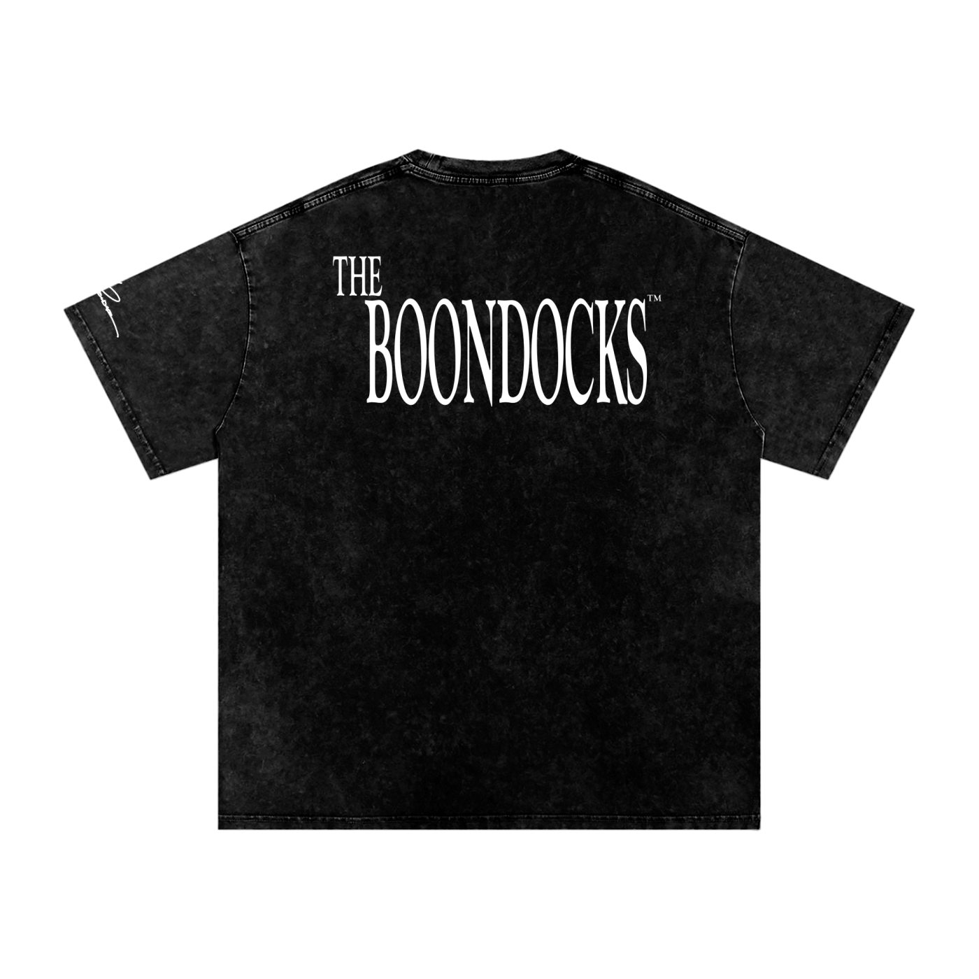 The Boondocks Ain’t No Peace in Woodcrest Acid Washed Oversized T-Shirt