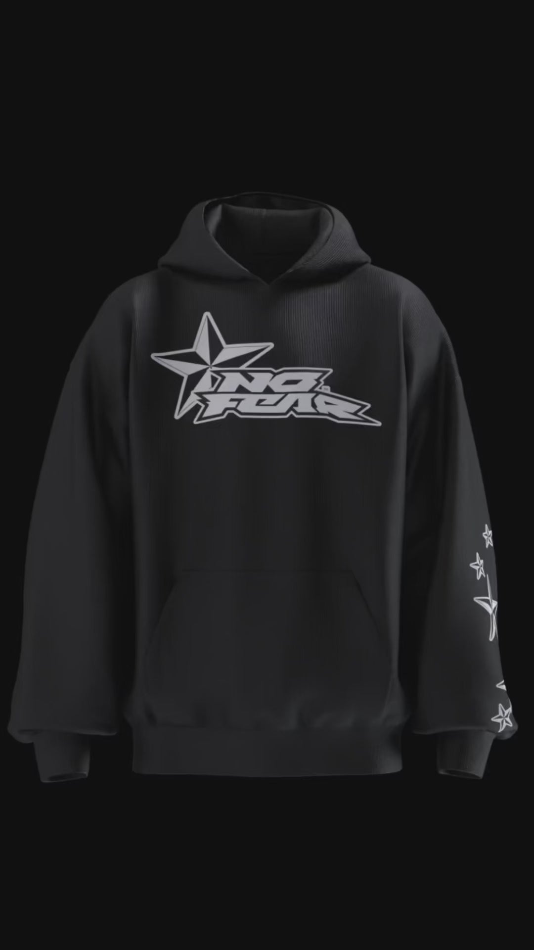 No Fear - Fearless Star sudadera con capucha negra