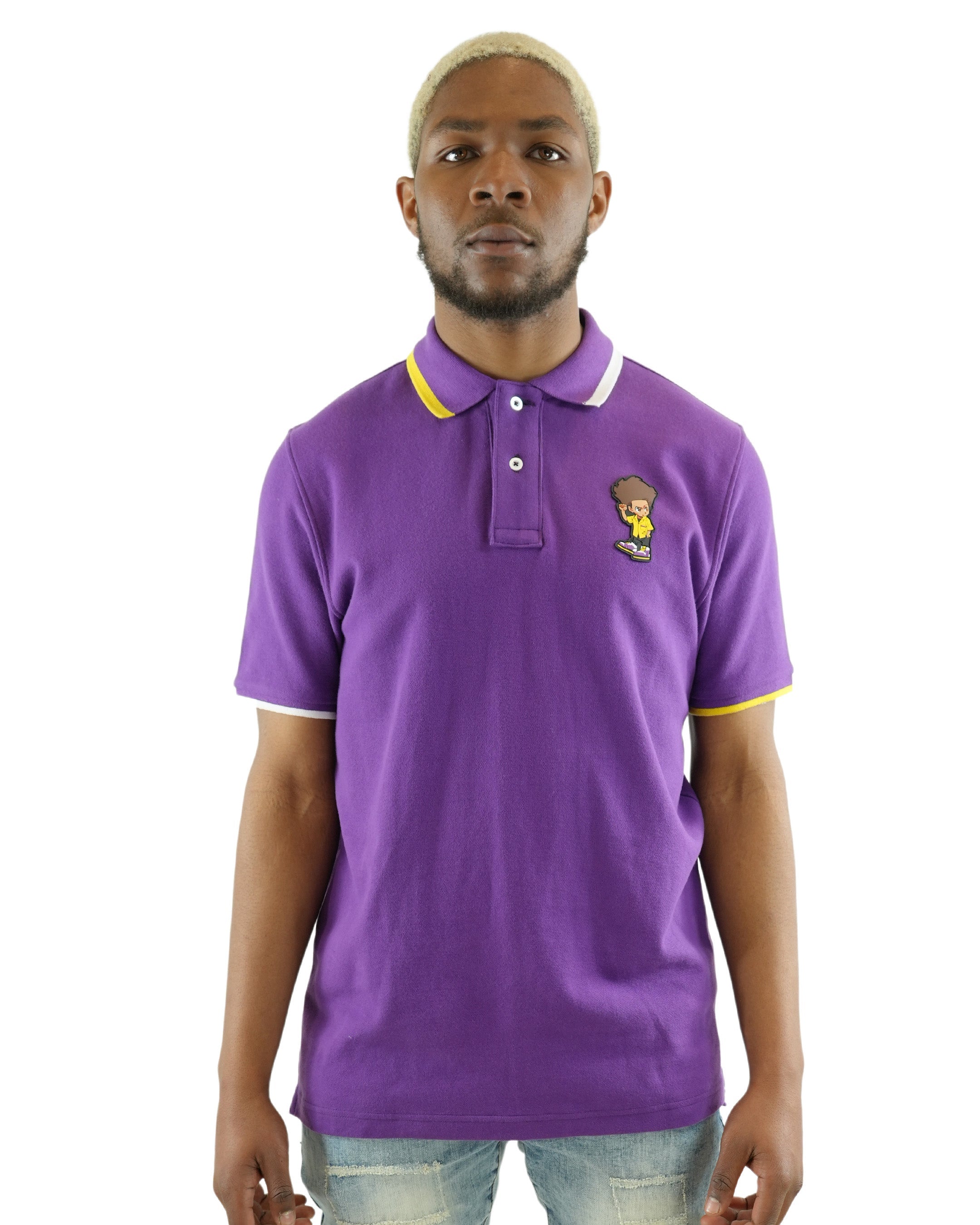 The Boondocks - Huey Plum Polo Shirt