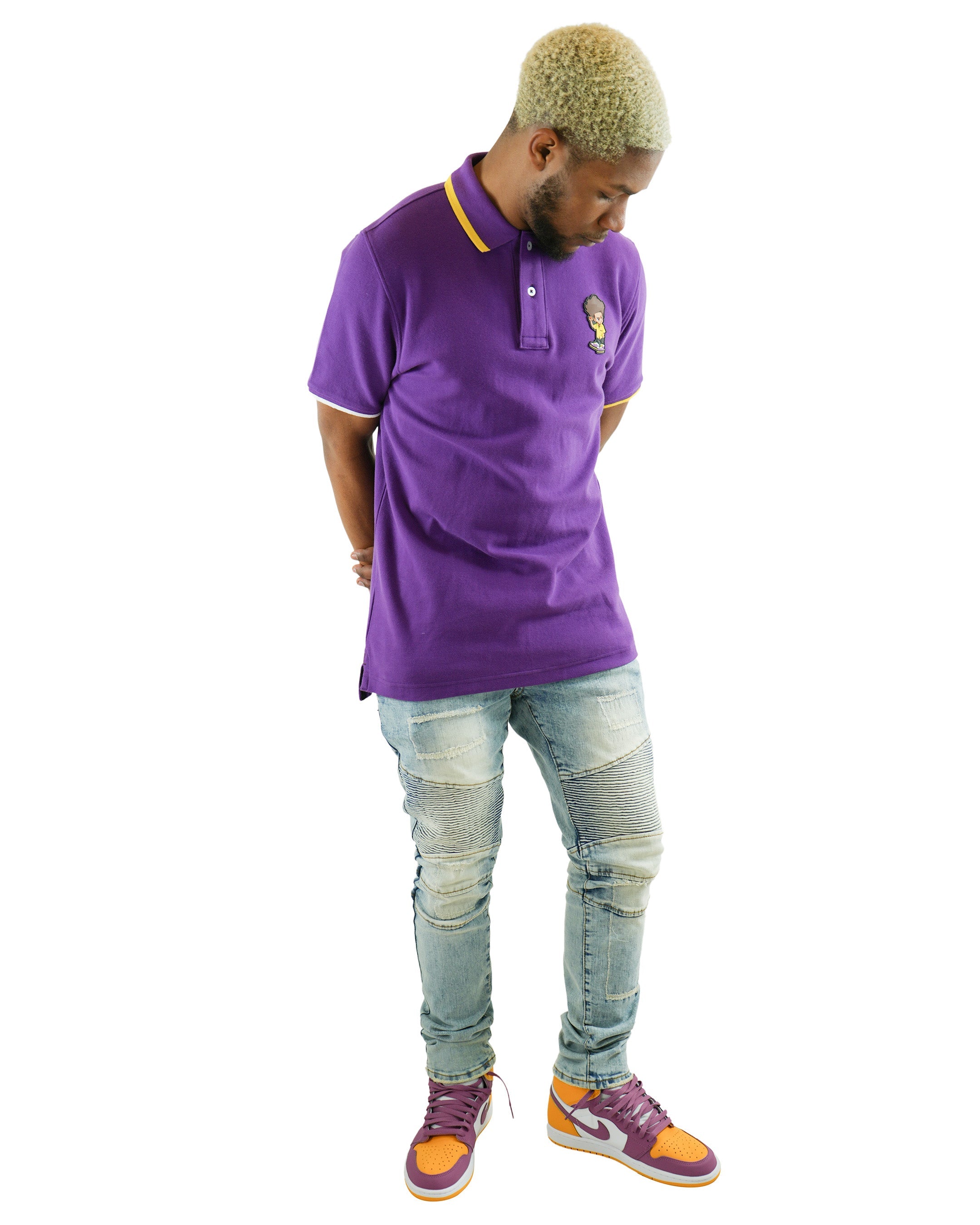 The Boondocks - Huey Plum Polo Shirt