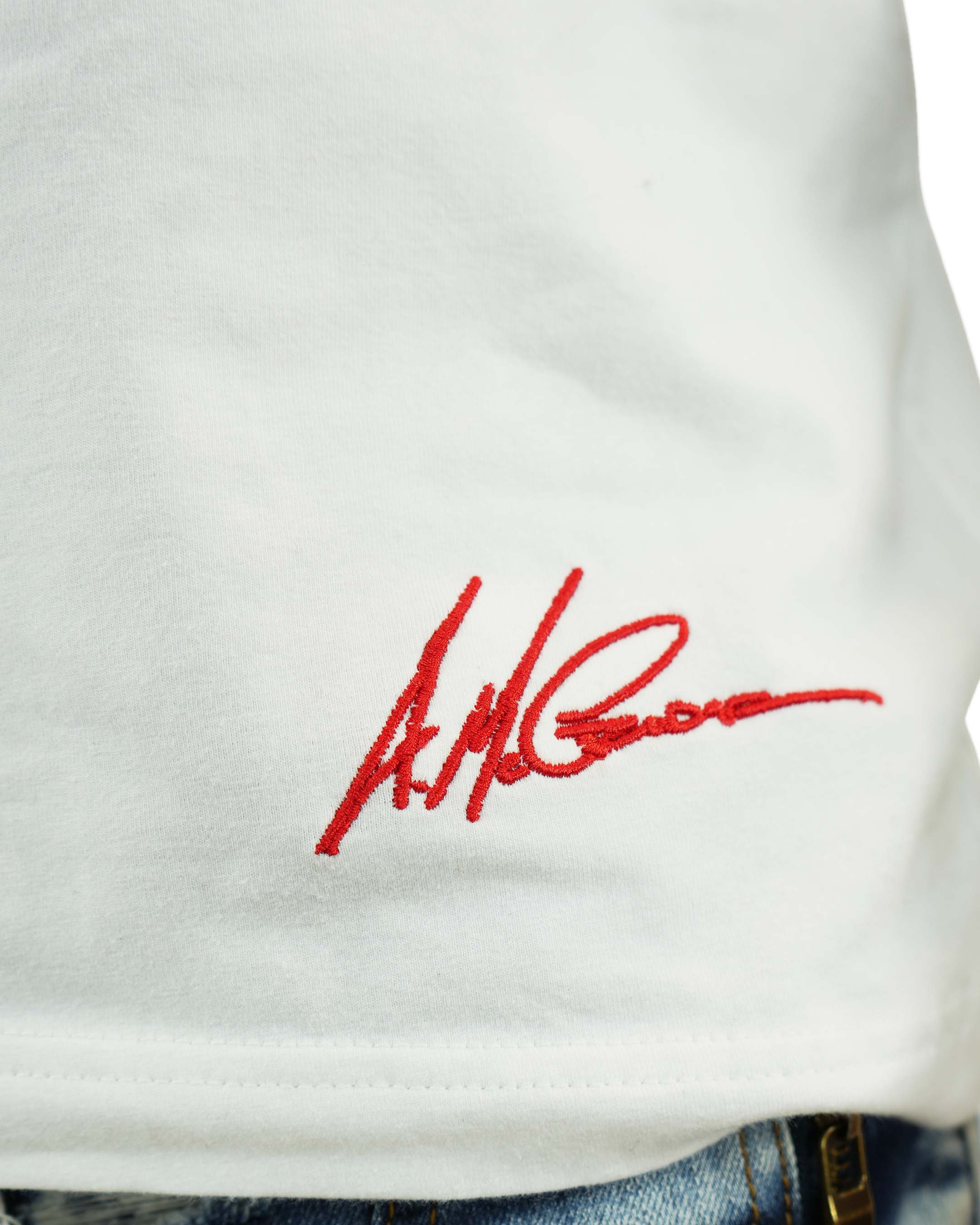 The Boondocks - Colonel Stinkmeaner White Knit T-Shirt
