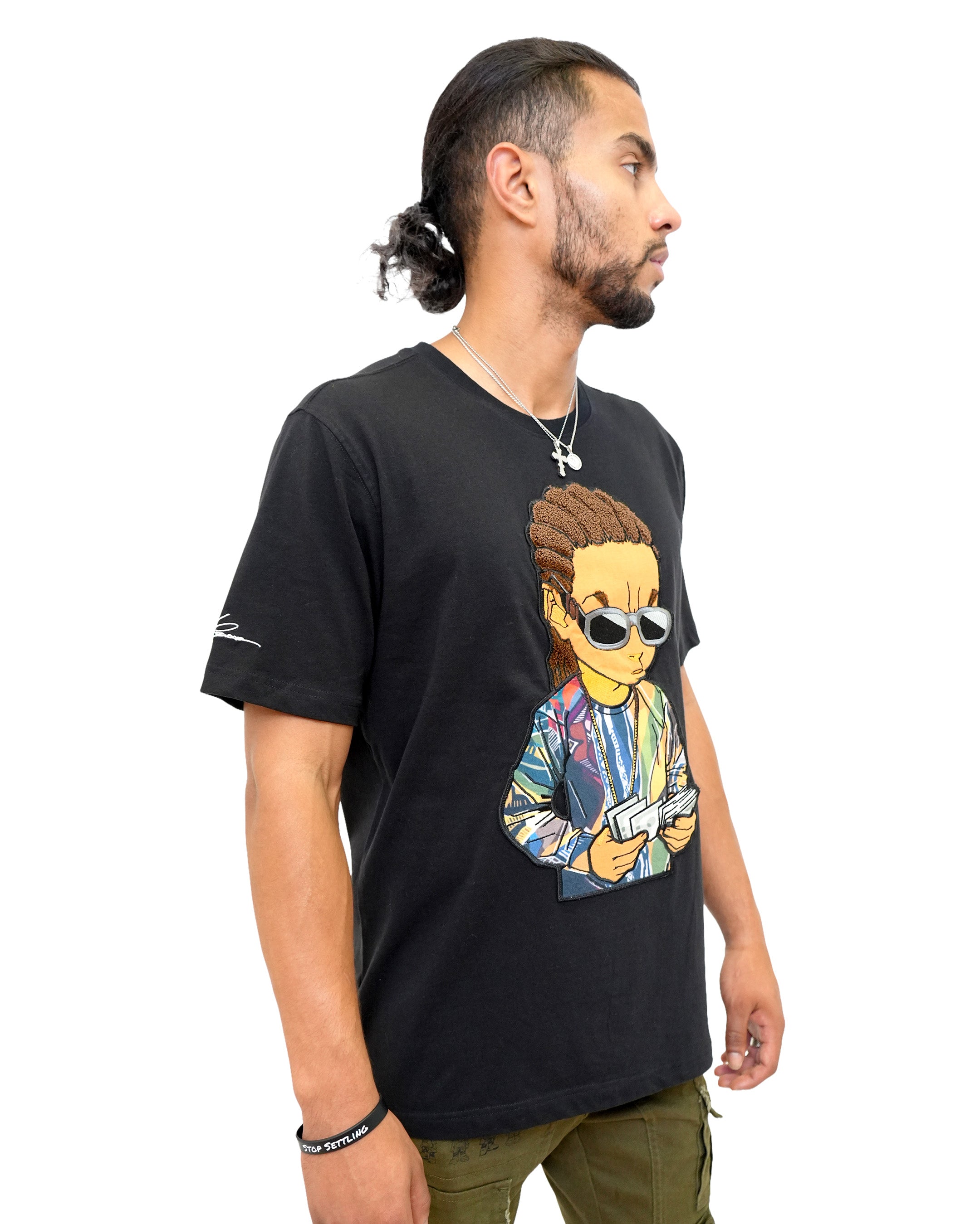 The Boondocks - Riley Smalls Black Knit T-Shirt