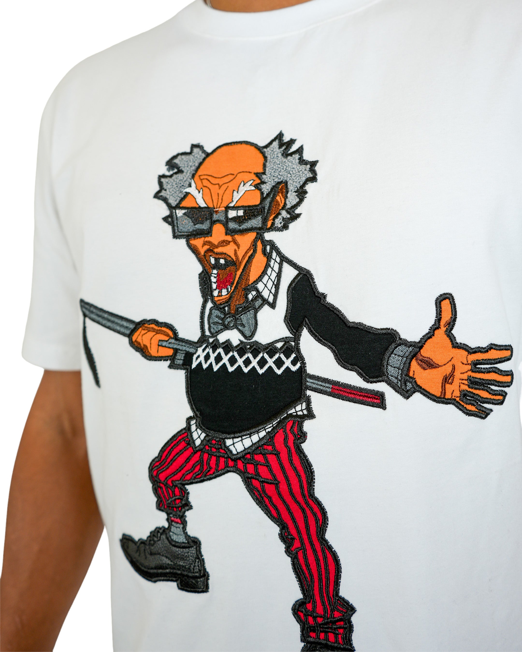 The Boondocks - Colonel Stinkmeaner White Knit T-Shirt
