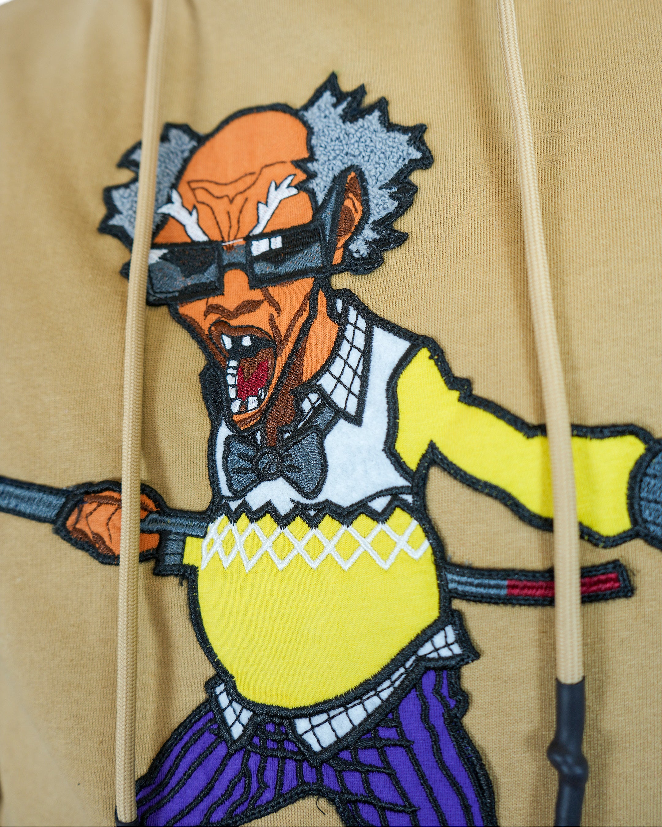 The Boondocks - Sudadera con capucha de punto color canela Colonel Stinkmeaner