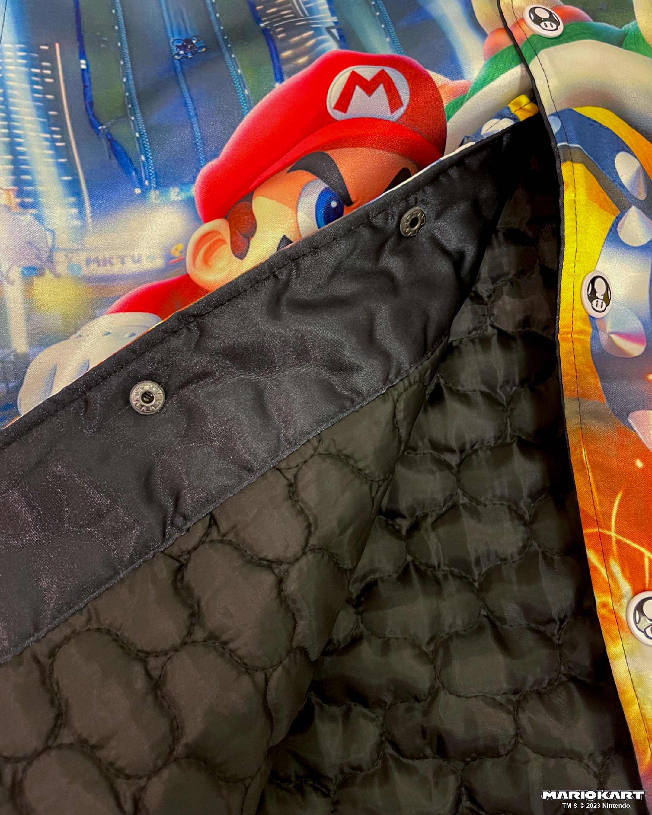 Mario Kart™ Varsity Satin Black Jacket