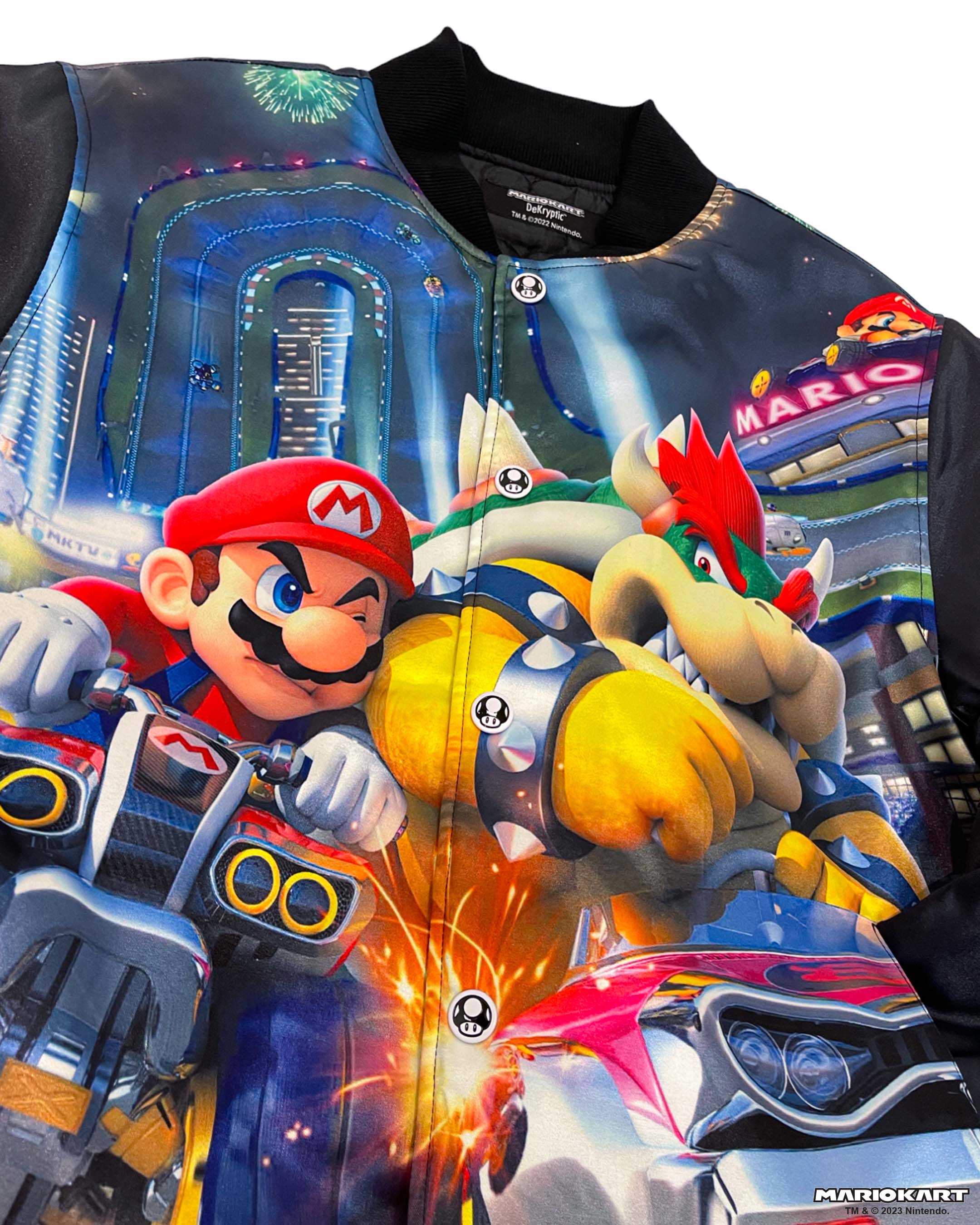 Mario Kart™ Varsity Satin Black Jacket