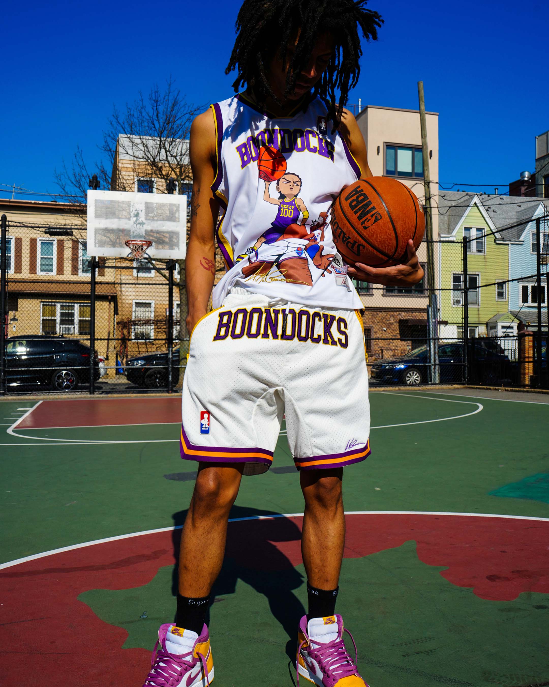 The Boondocks - Riley Dunk Basketball White Jersey