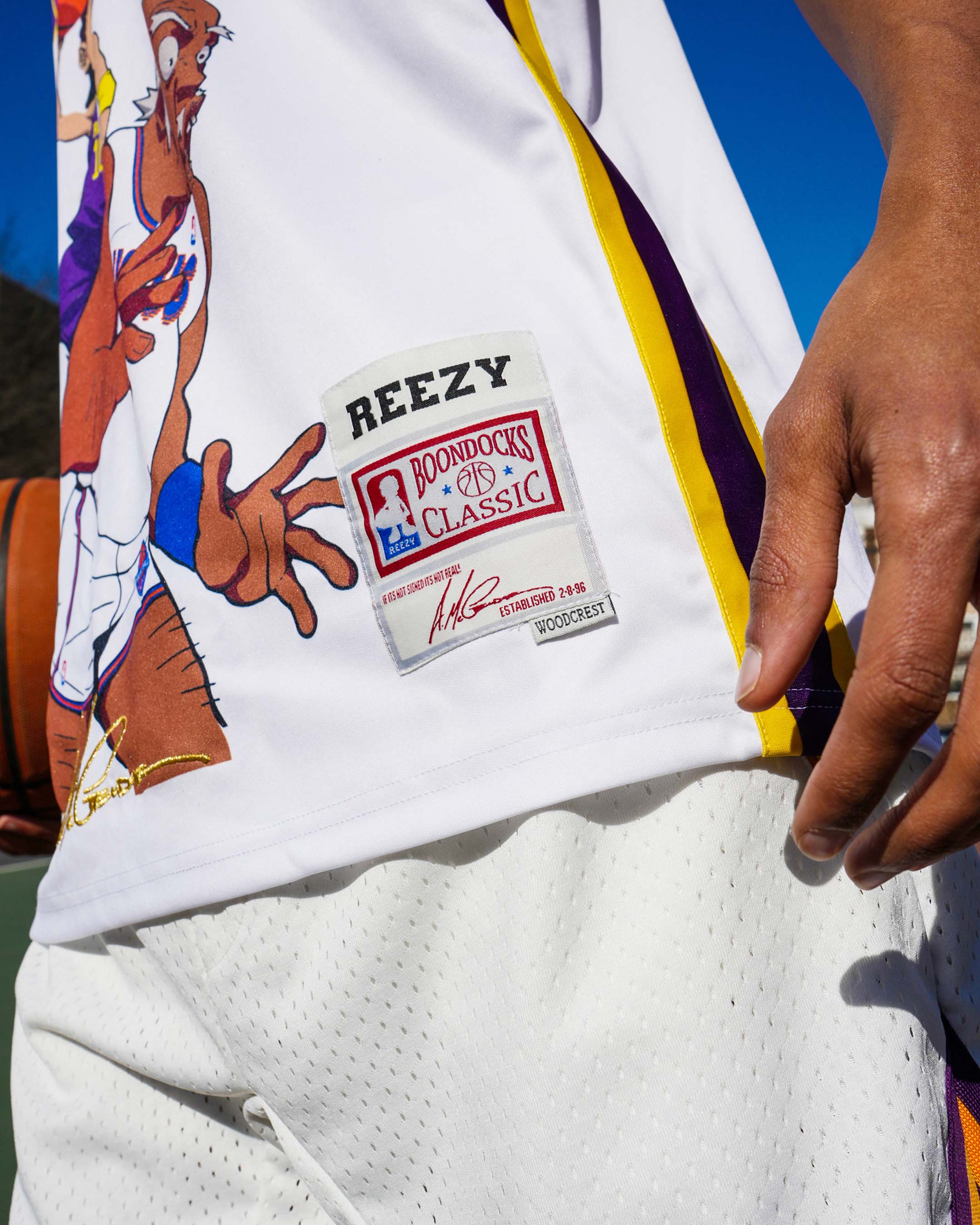 The Boondocks - Riley Dunk Basketball White Jersey