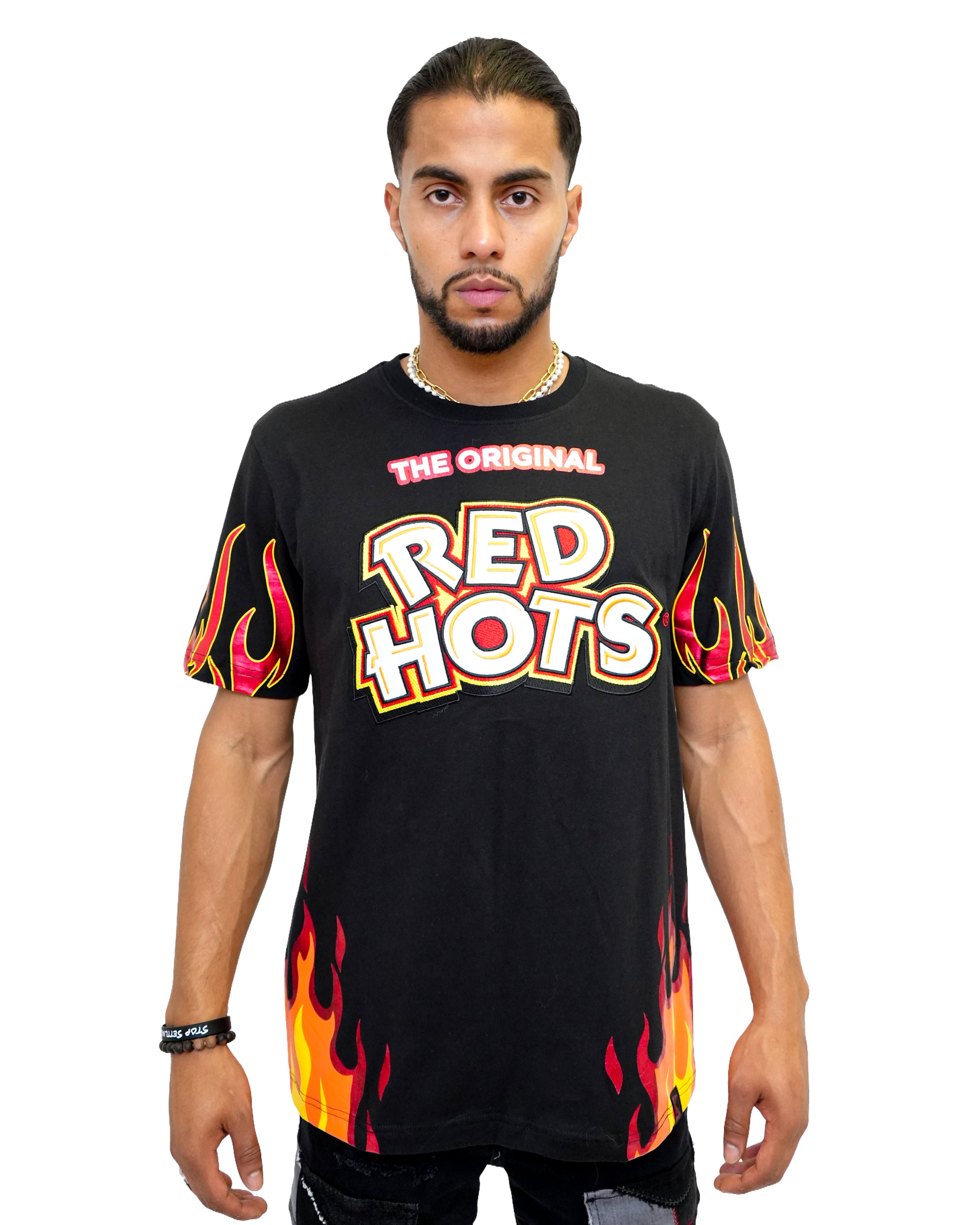 Red Hots® Black Knit T-Shirt