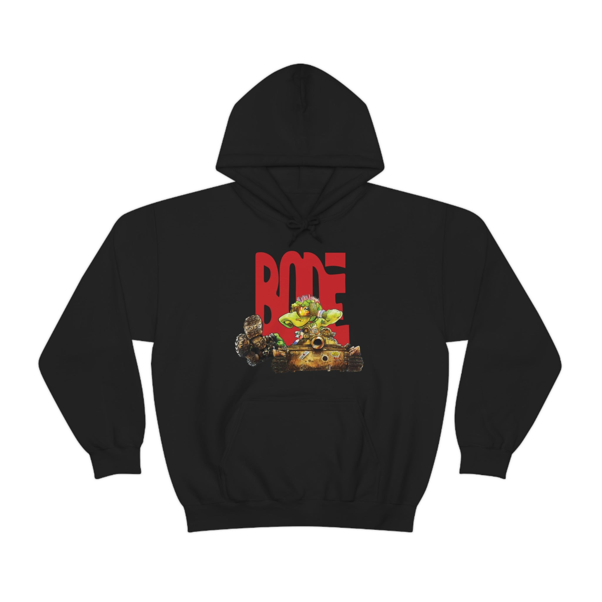 Bode World Tour "Tanking Around" Sudadera con capucha de edición limitada de doble cara Negro