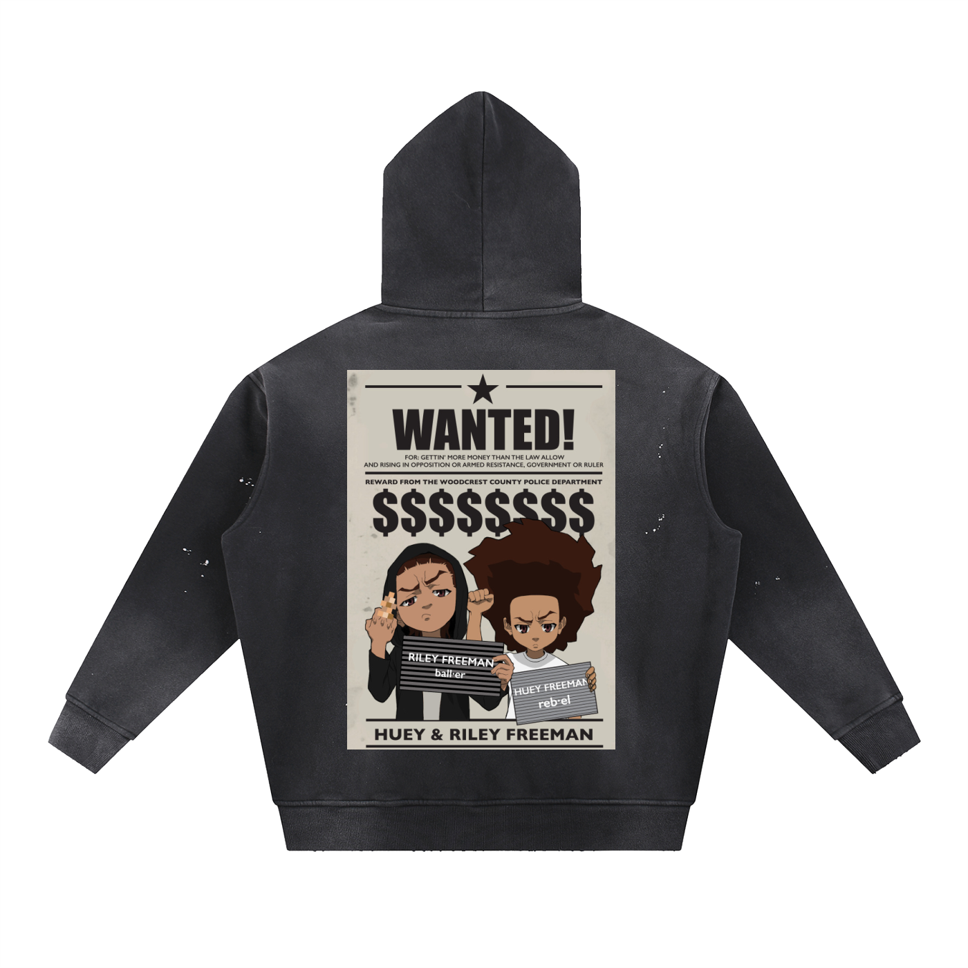 The Boondocks Freeman's Brothers Most Wanted Hoodie