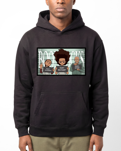 The Boondocks Woodcrest Public Enemies Mugshot Hoodie
