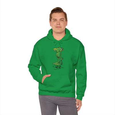 Bode Classic Da'Lizard Limited Edition Double-Sided Hoodie Green