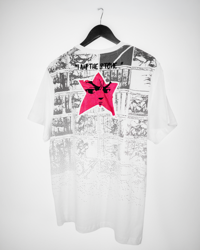 The Boondocks By Any Means White Embellished Tee