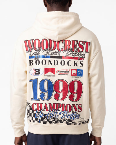 The Boondocks Huey BMX Champion Embellished Cream Hoodie