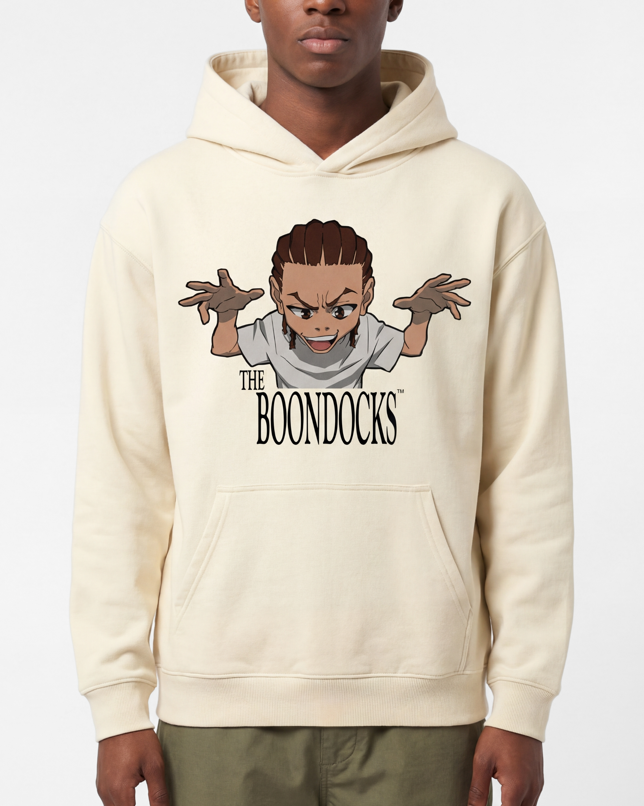 The Boondocks Riley Hands Out Tan Hoodie