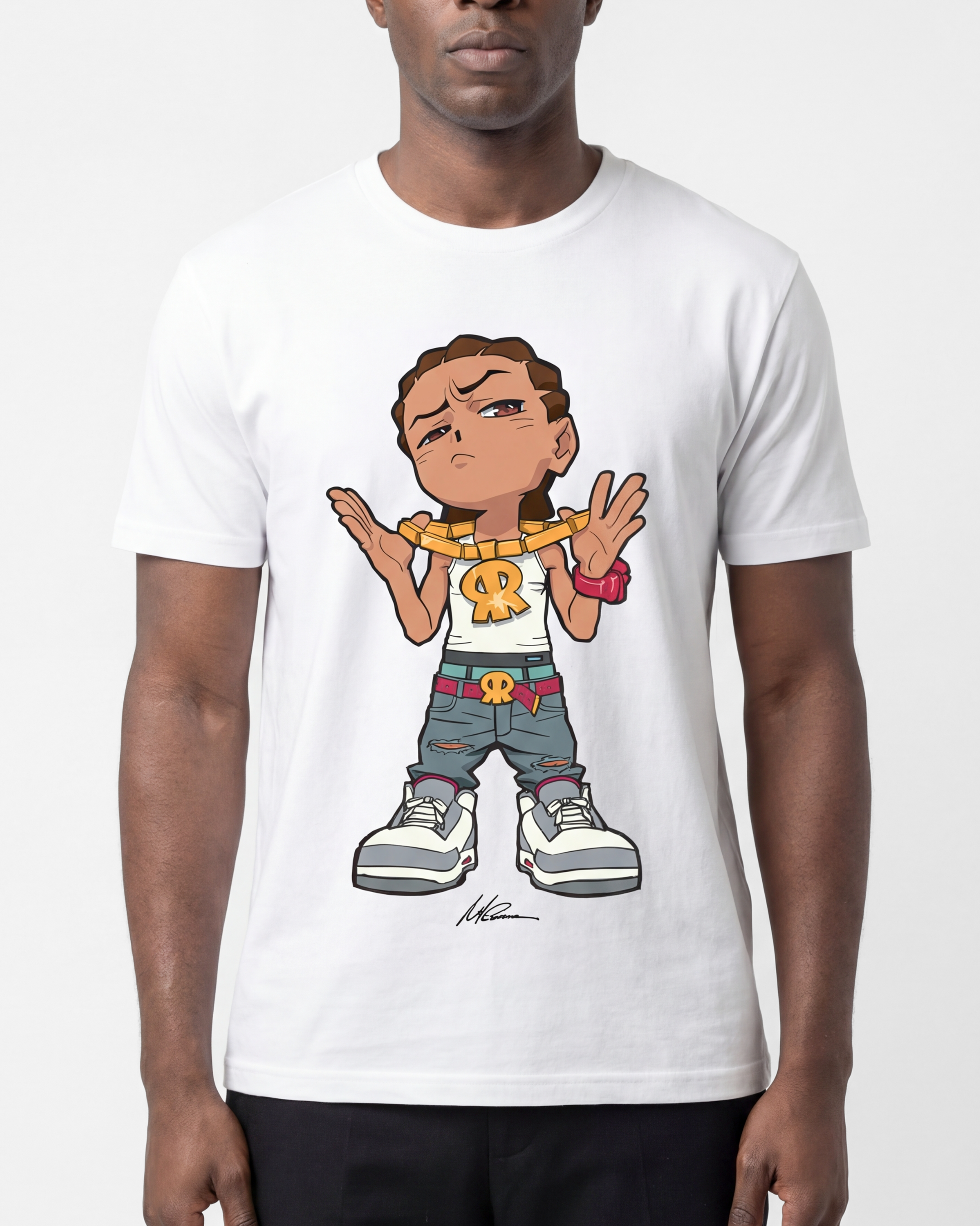 The Boondocks Riley Freeman Big Flex Tee