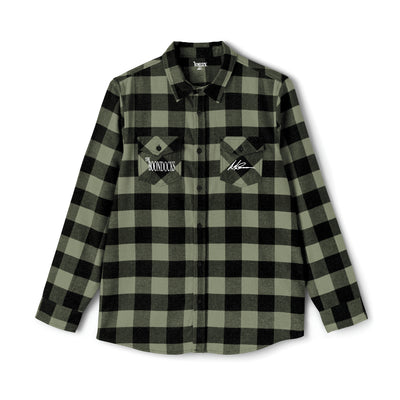 The Boondocks Freeman Brothers Wanted Olive / Black Flannel Shirt