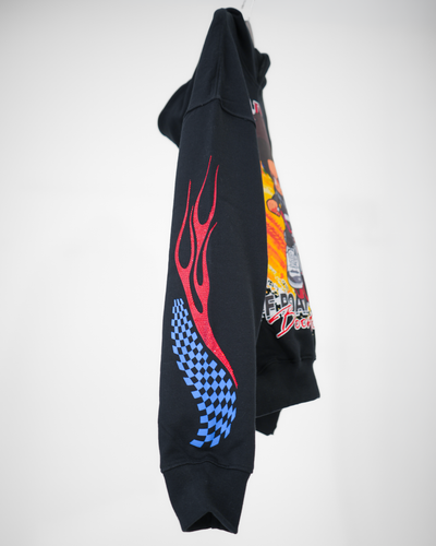 The Boondocks Huey BMX Champion Embellished Black Hoodie