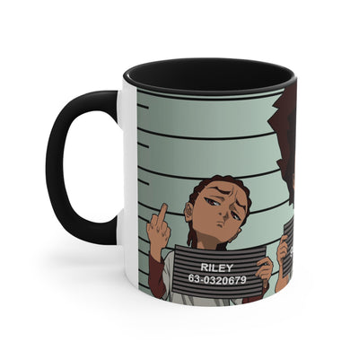 Taza de café decorativa, 11 oz