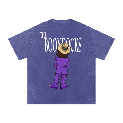 The Boondocks A Pimp Named Slickback Purple Heavyweight Tee
