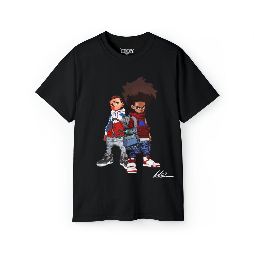 The Boondocks - Future Huey & Riley Black Eco-T-Shirt