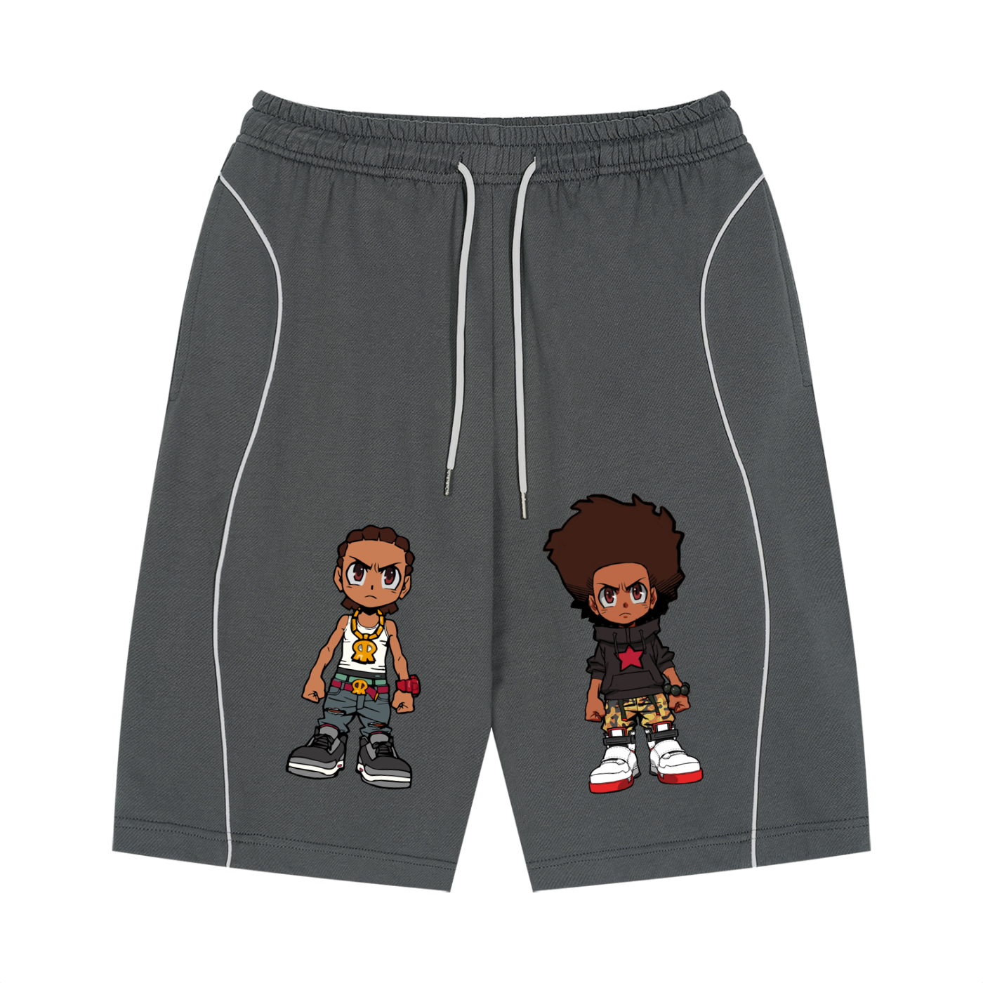 The Boondocks Huey & Riley Core Drawstring Shorts