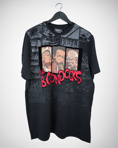 The Boondocks By Any Means Black Embellished Tee
