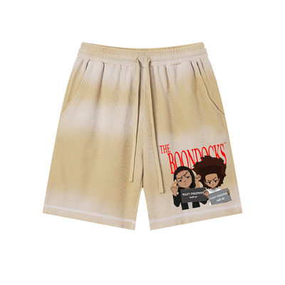 The Boondocks Mugshot Brothers Waffle Shorts