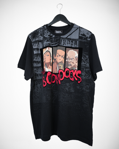 The Boondocks By Any Means Black Embellished Tee