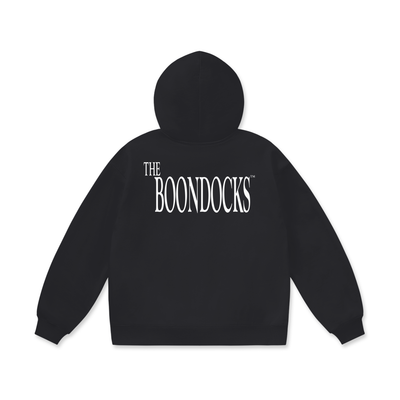 The Boondocks Riley Hands Out Oversize Heavyweight Black Hoodie