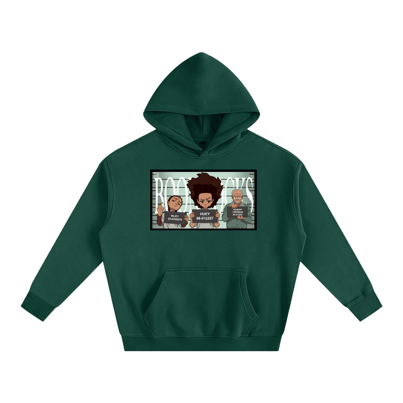 The Boondocks Woodcrest Public Enemies Mugshot Hoodie